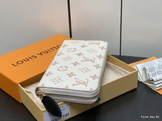 First bag ru VUITTON Zippy WALLET-19.5*10.5*2.5cm Portefeuille LOUIS 0520
